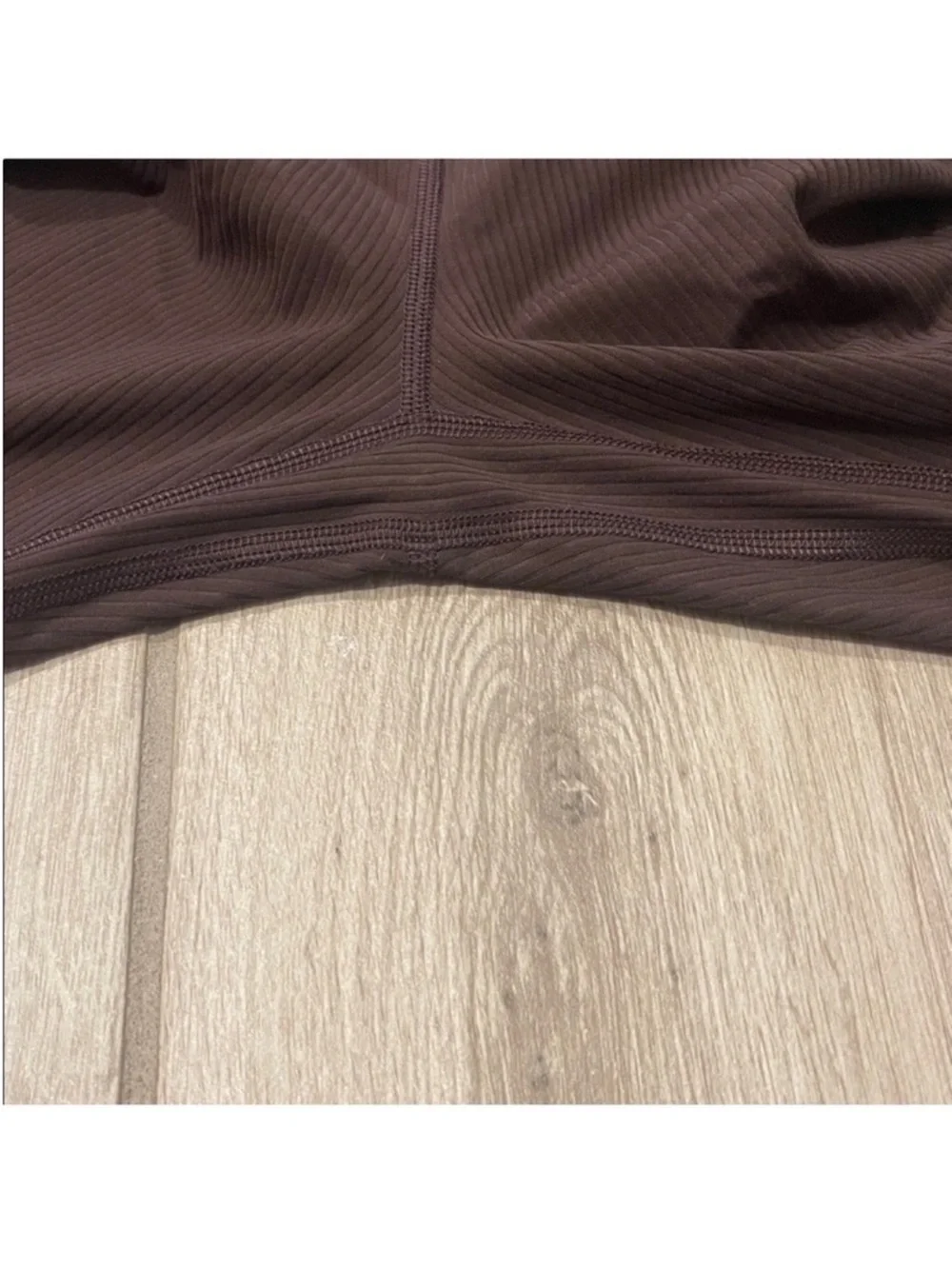 Lululemon Align High Rise Ribbed Mini Flared Pants Espresso Brown Sz 4